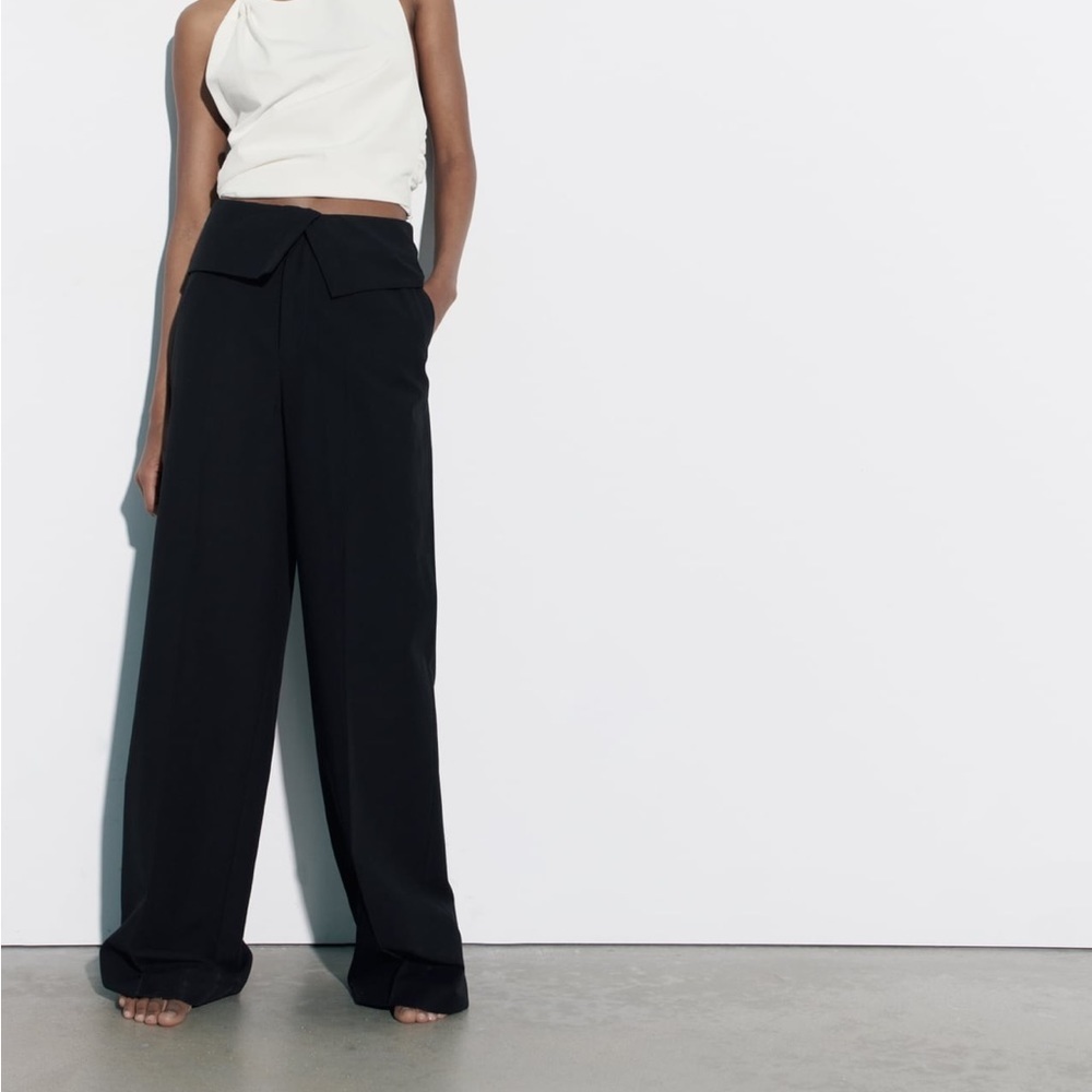 NWT Linen blend full length pants RUNS A SIZE SMALLER - Picture 4 of 6